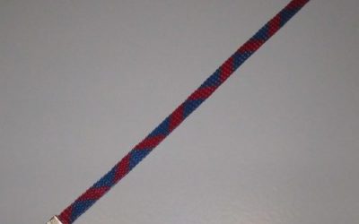 How to end a woven bracelet.