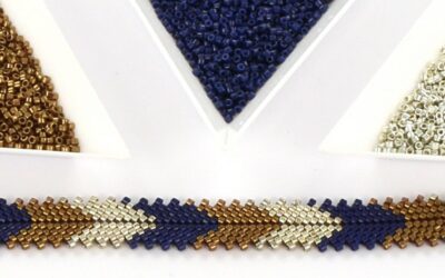 Herringbone peyote bracelet