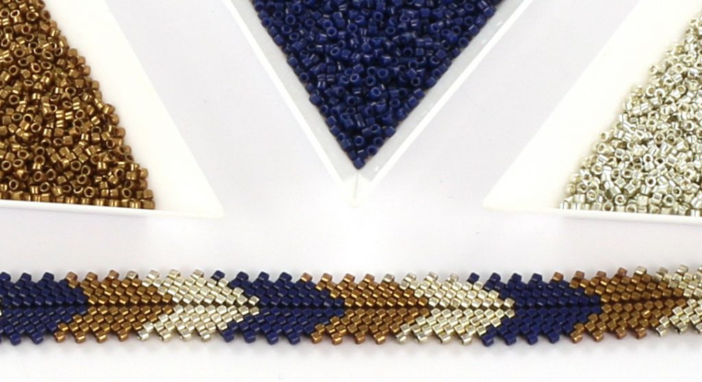 Herringbone peyote bracelet