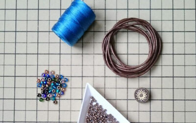 Tutorial macramé with leather