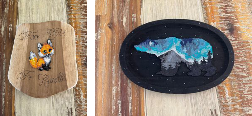 Tips and tricks from Tamira about large images made with weaving