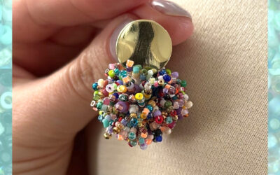 Inspiration for.. earrings of mixed beads