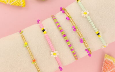 Stringing fruit, bees and flowers with Miyuki Rocailles