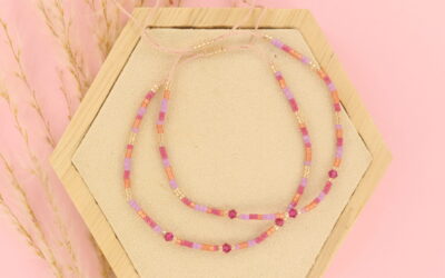 Stringing Griffin wire bracelets with Miyuki 11/0 Delica beads