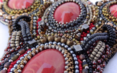 Starting with.. bead embroidery