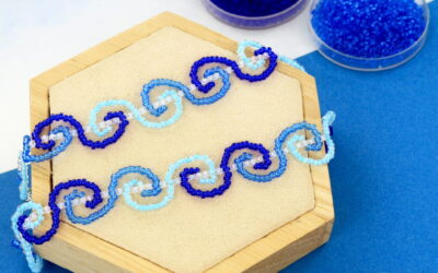 Wavy choker necklace