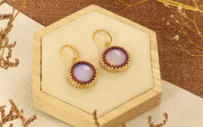 Cabochon earrings